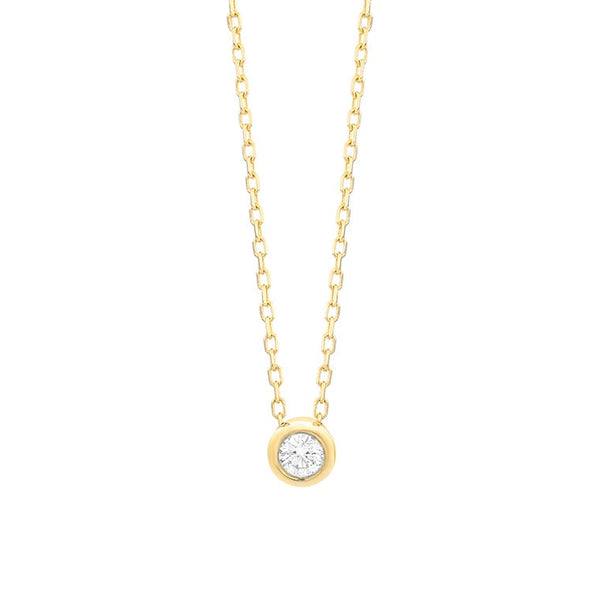 Met diamant - 0,05ct. - Hutjens Diamond - 18k Geelgoud
