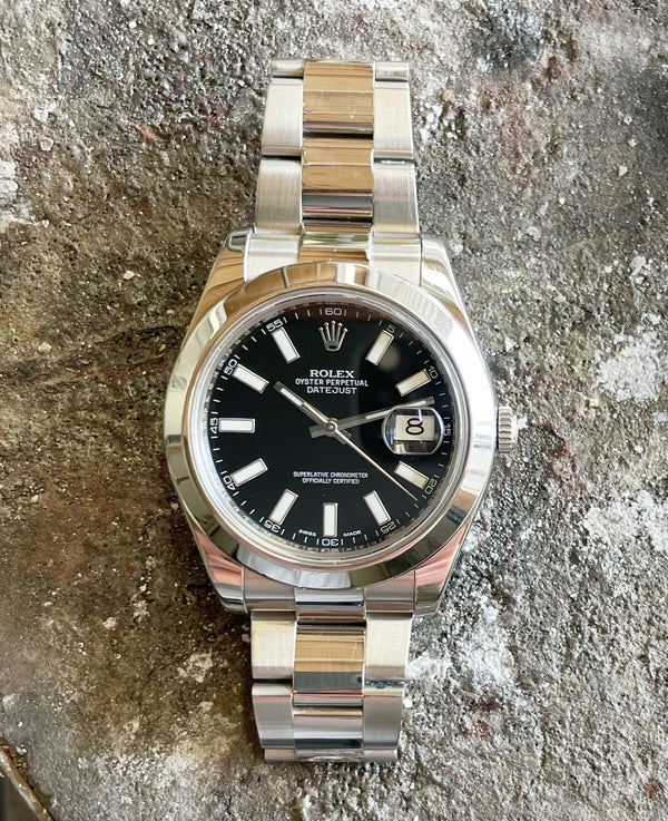 SOLD Rolex Datejust II - Horloge - 116300 - Black Dial