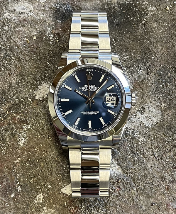 SOLD NEW Rolex Datejust 41 - Horloge - 126300 - Blue Dial