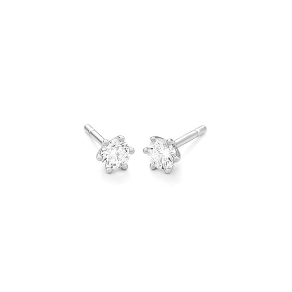 1.00ct. - 6 poot chaton - Hutjens Diamond - 14k Witgoud