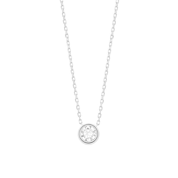 Met diamant - 0,25ct. - Hutjens Diamond - 18k Witgoud