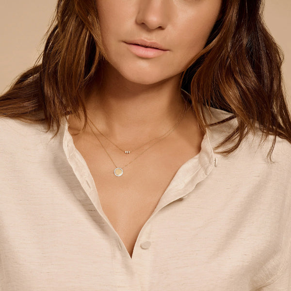 Ketting - Blush - 14k Geelgoud