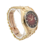 Rolex Day-Date 36 "Red Vignette" 18038 1986