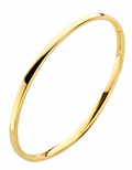 Ovaal 3 mm - Bangle armband - Fjory - 14k Geelgoud