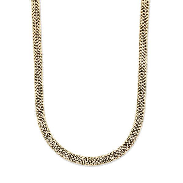 Fantasie schakel - Hutjens - 14k Geelgoud