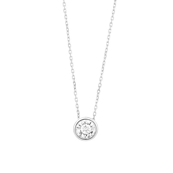 Met diamant - 0,50ct. - Hutjens Diamond - 18k Witgoud