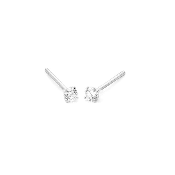 0.50ct. - 4 poot chaton - Hutjens Diamond - 18k Witgoud