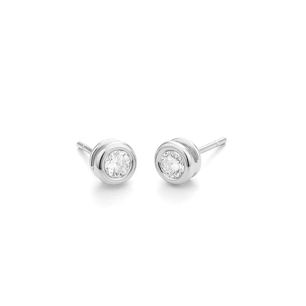 Rond- 0.60ct. - Hutjens Diamond - 18k Witgoud