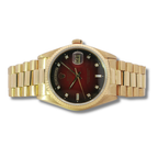 Rolex Day-Date 36 "Red Vignette" 18038 1986