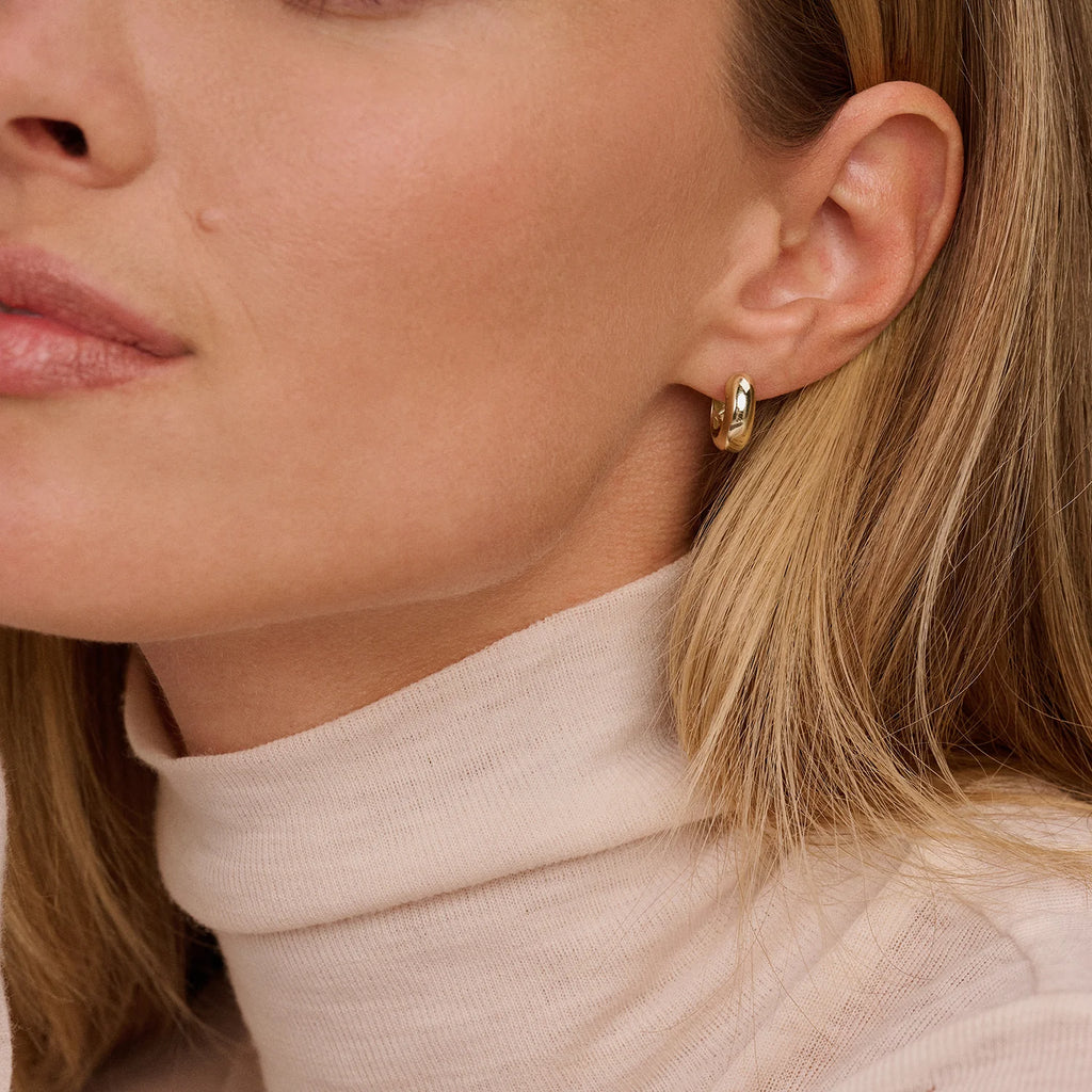 Oorstekers - Blush - 14k Geelgoud