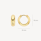 Oorstekers - Blush - 14k Geelgoud