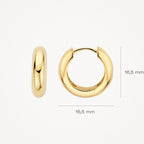 Oorstekers - Blush - 14k Geelgoud