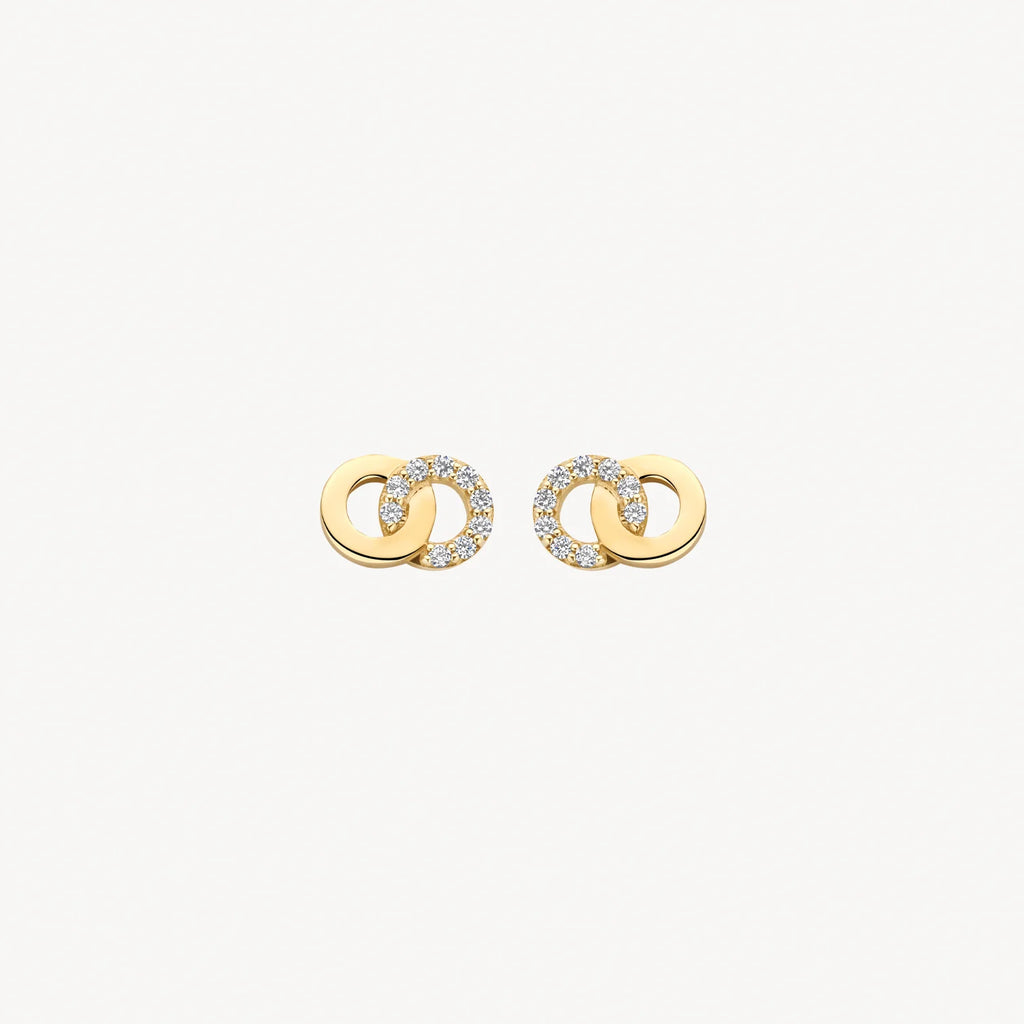 Oorstekers - Blush - 14k Geelgoud