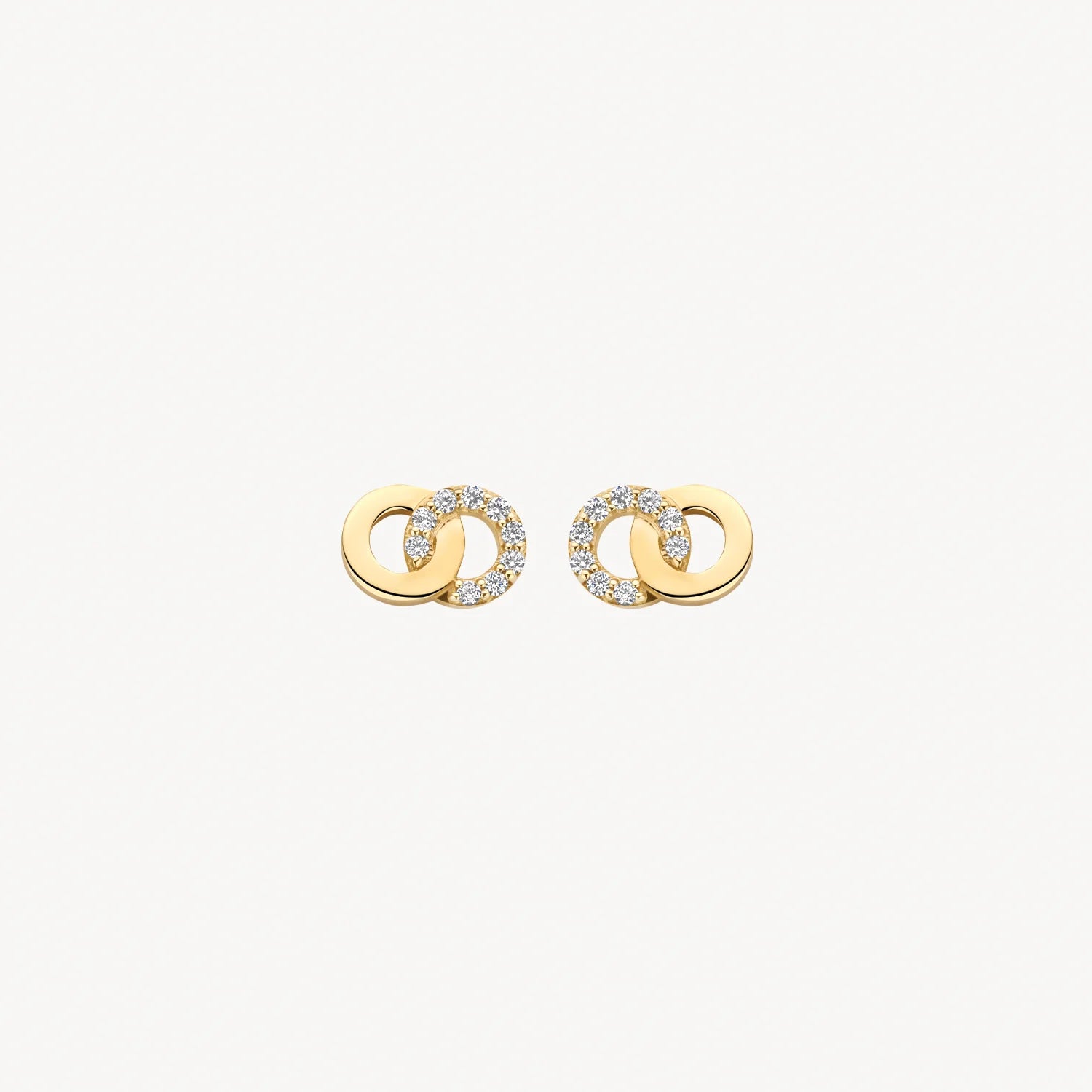 Oorstekers - Blush - 14k Geelgoud