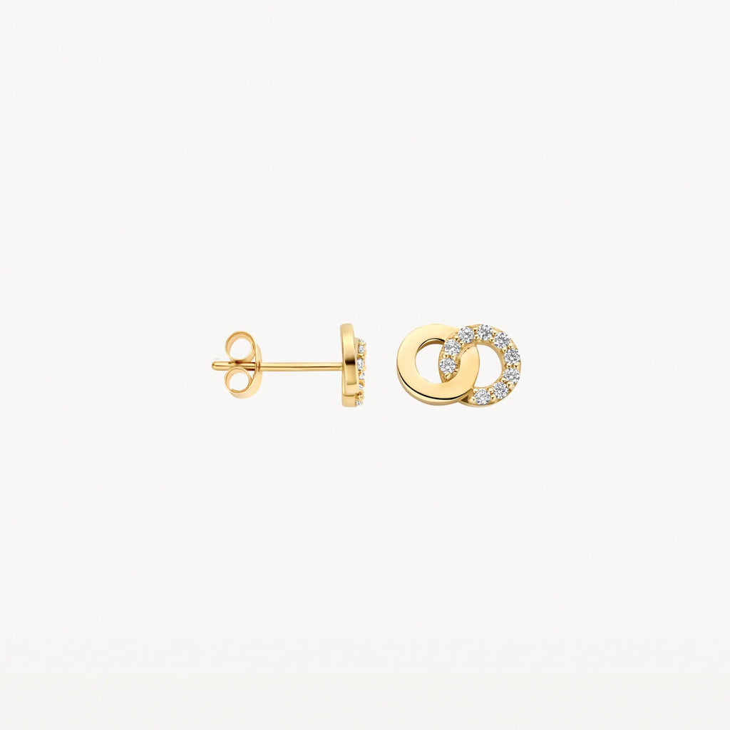 Oorstekers - Blush - 14k Geelgoud