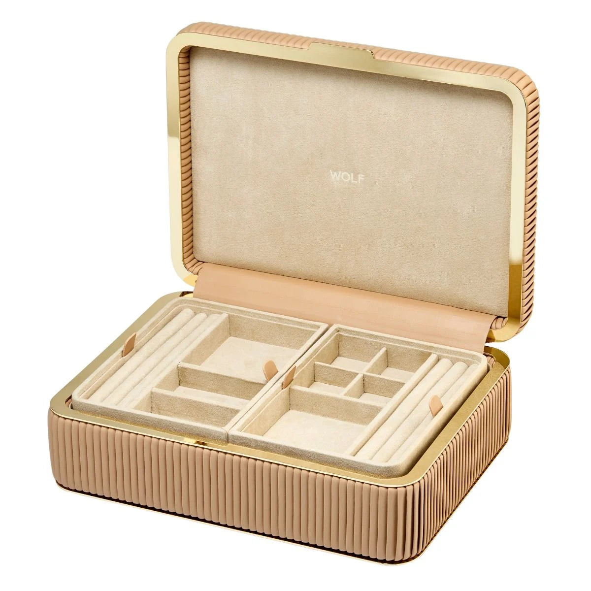 WOLF - Juwelen reisetui - Mocha - Bella Medium Jewellery Box - 781029