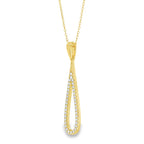 Geelgouden hanger - 0,16 ct. diamant - Hutjens Lab Grown