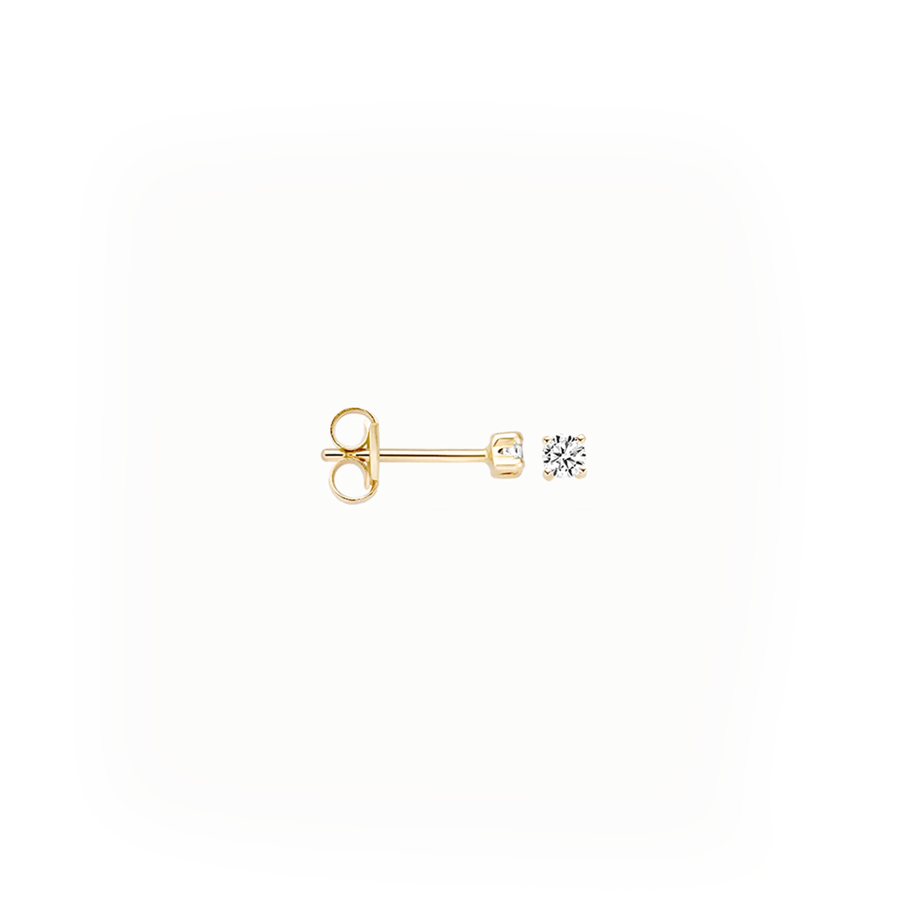 Oorstekers - Blush - 14k Geelgoud