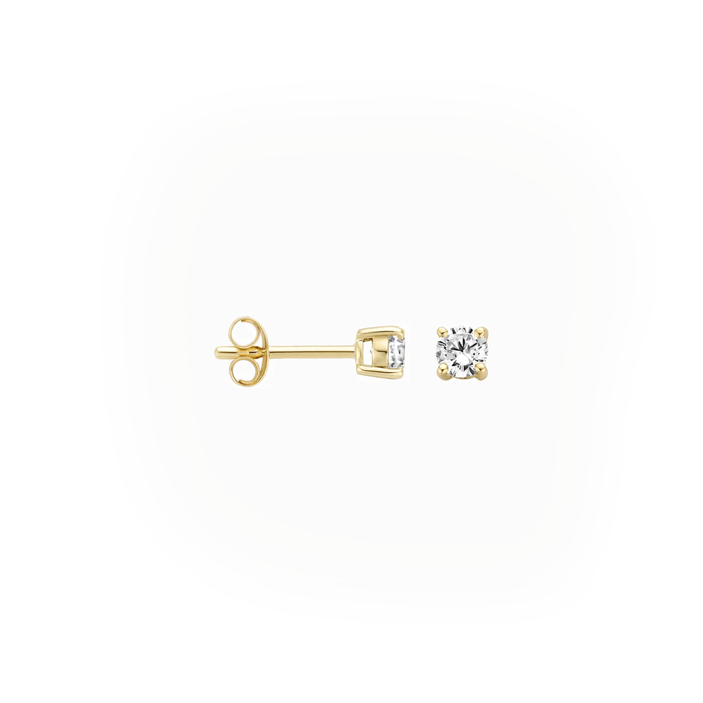 Oorstekers - Blush - 14k Geelgoud