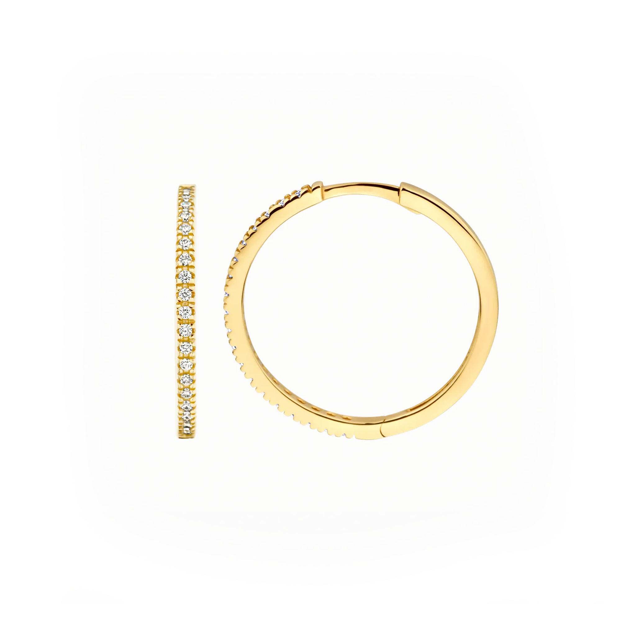 Oorstekers - Blush - 14k Geelgoud