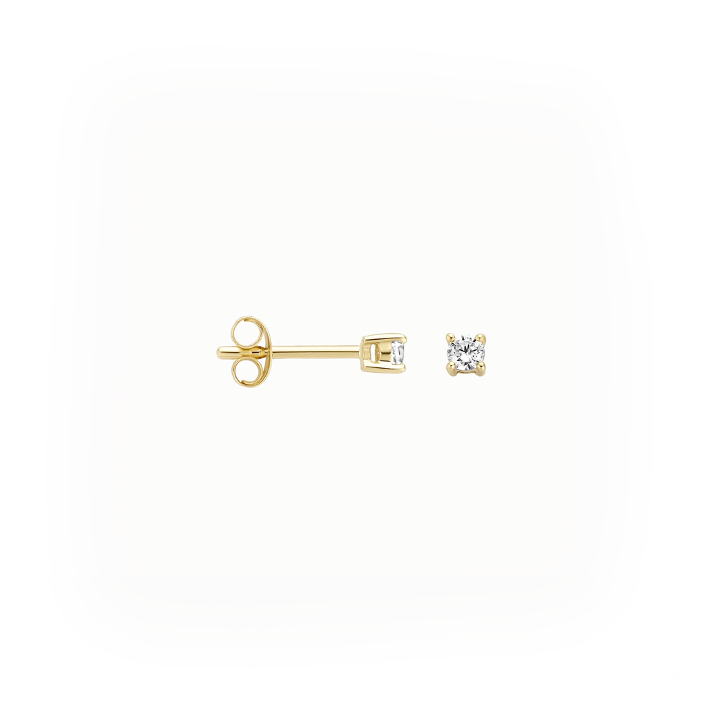 Oorstekers - Blush - 14k Geelgoud