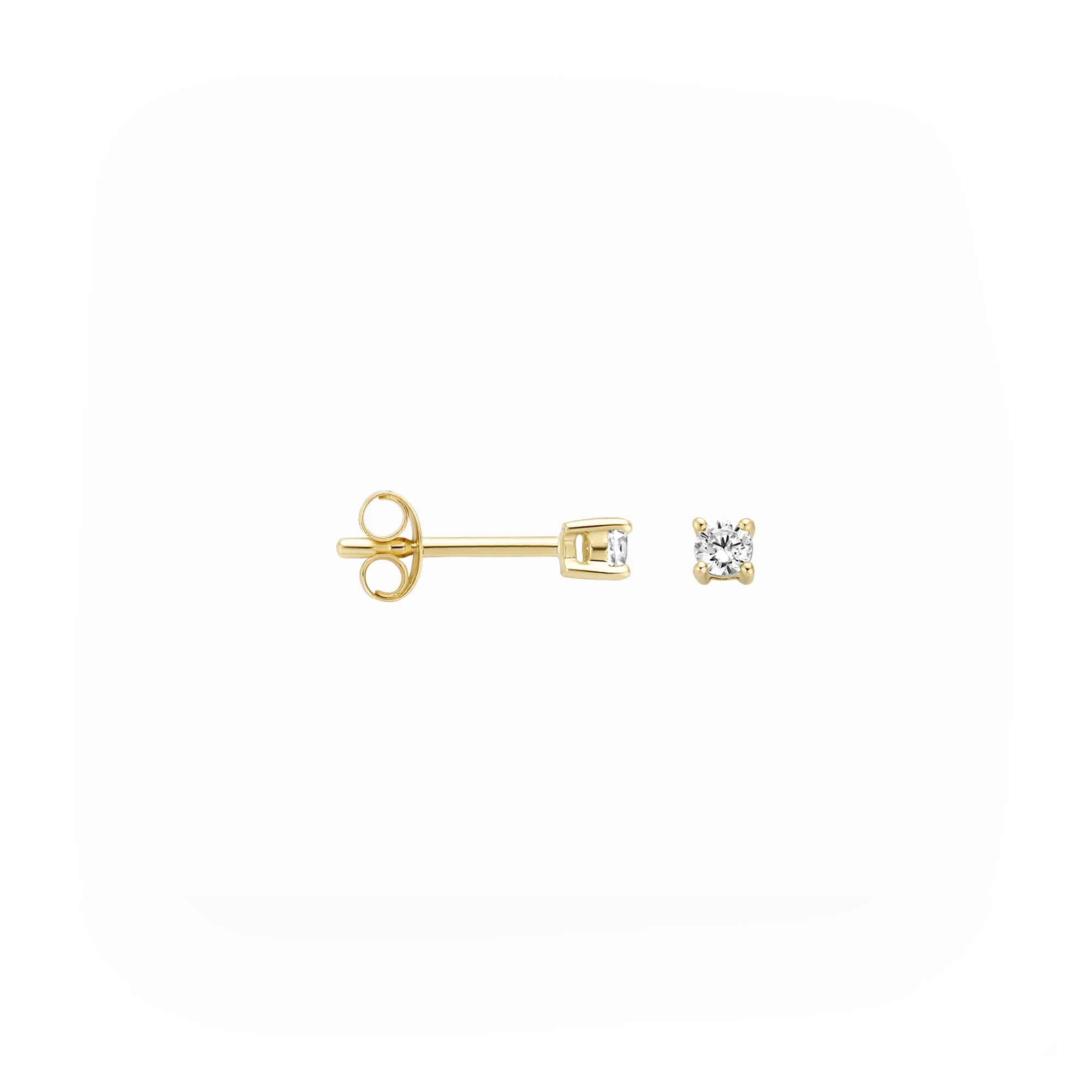Oorstekers - Blush - 14k Geelgoud