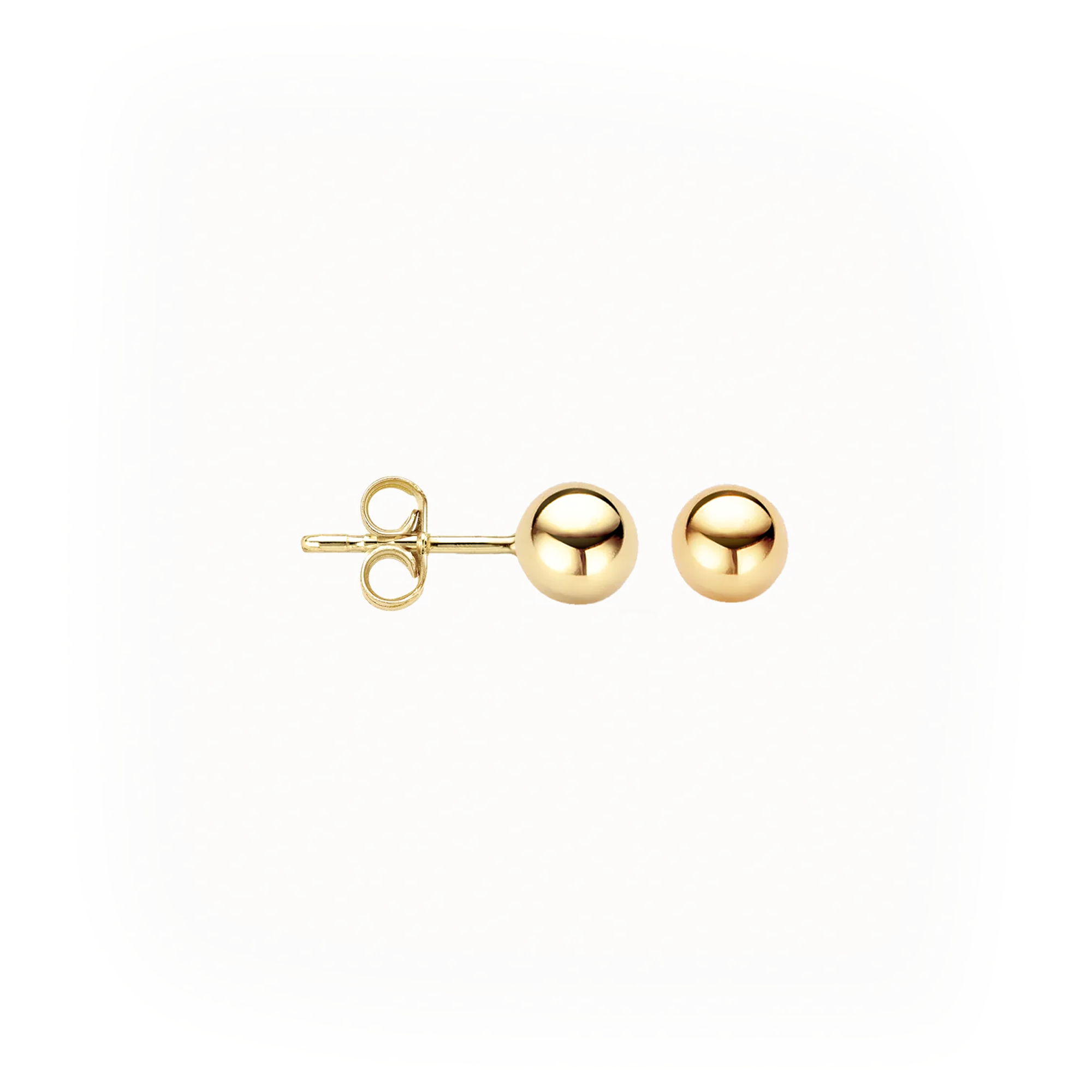Oorstekers - Blush - 14k Geelgoud