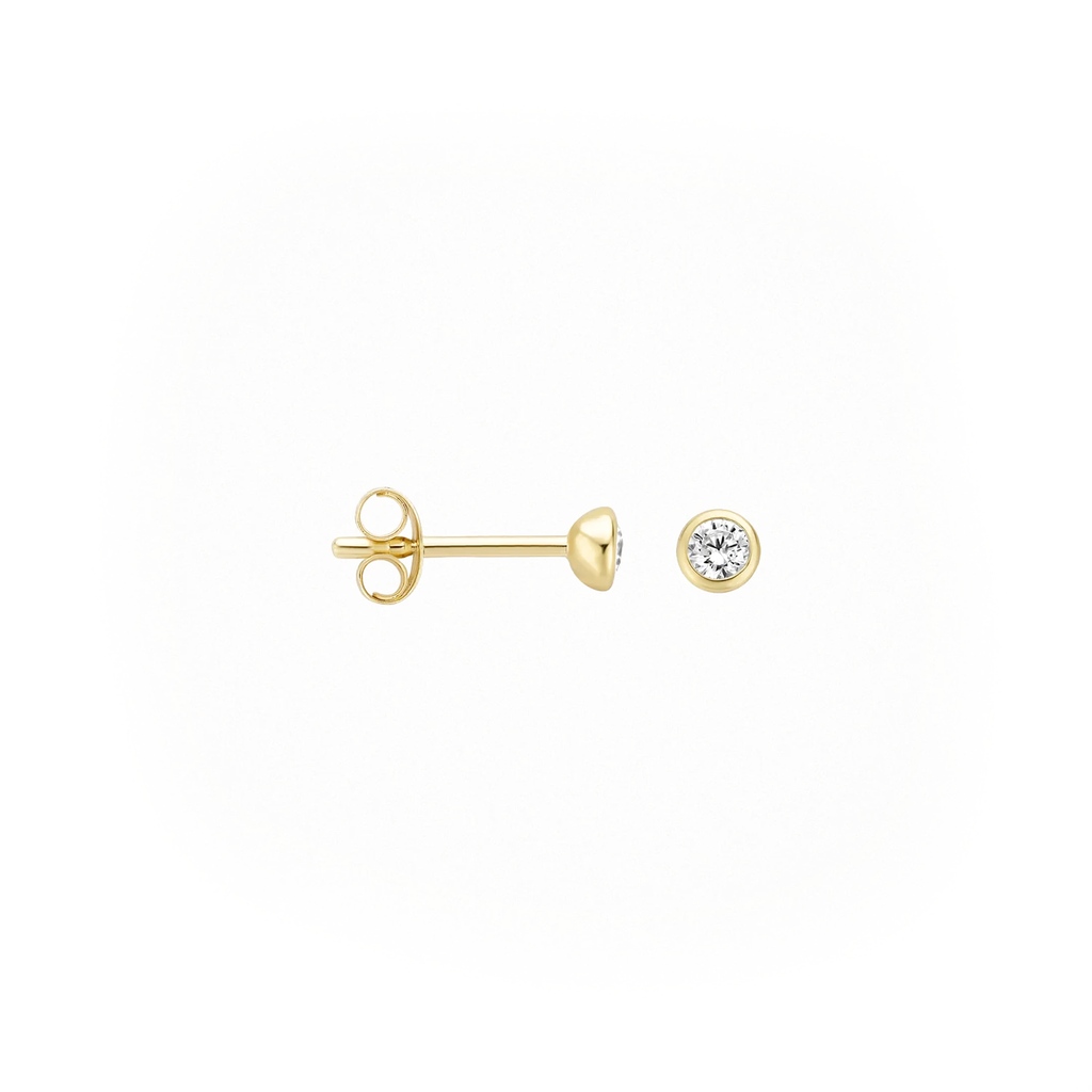 Oorstekers - Blush - 14k Geelgoud