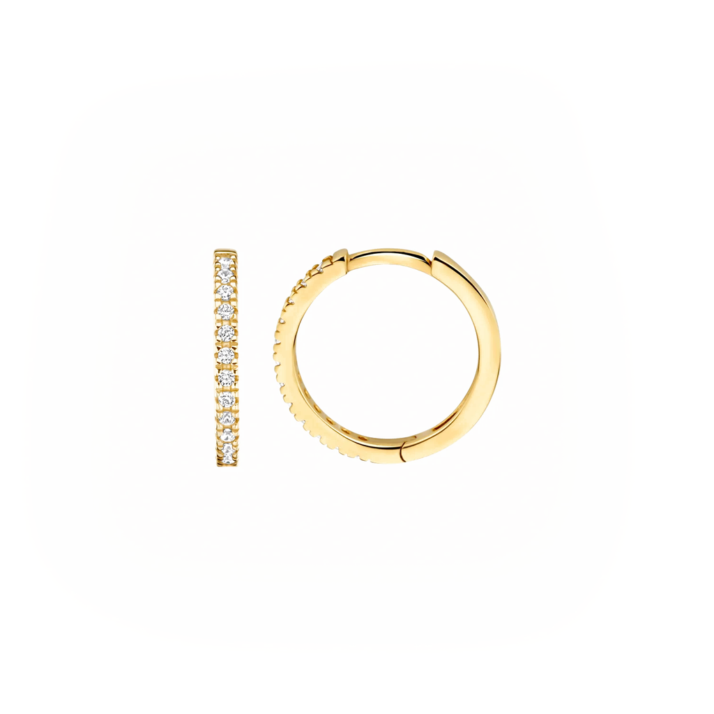 Oorstekers - Blush - 14k Geelgoud