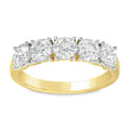 Geelgouden ring - 2 ct diamant - Hutjens Lab Grown