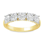Geelgouden ring - 2 ct diamant - Hutjens Lab Grown