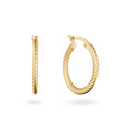 Africa Hoops S - Jackie - 14k Geelgoud