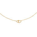 Connected Love Necklace - Jackie - 14k Geelgoud