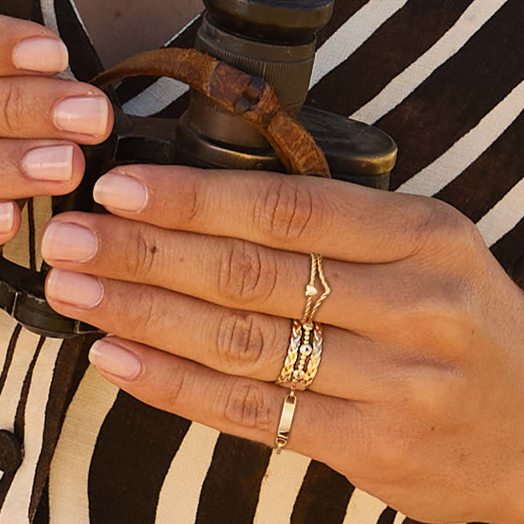 Antelope ring - Jackie - 14k Geelgoud