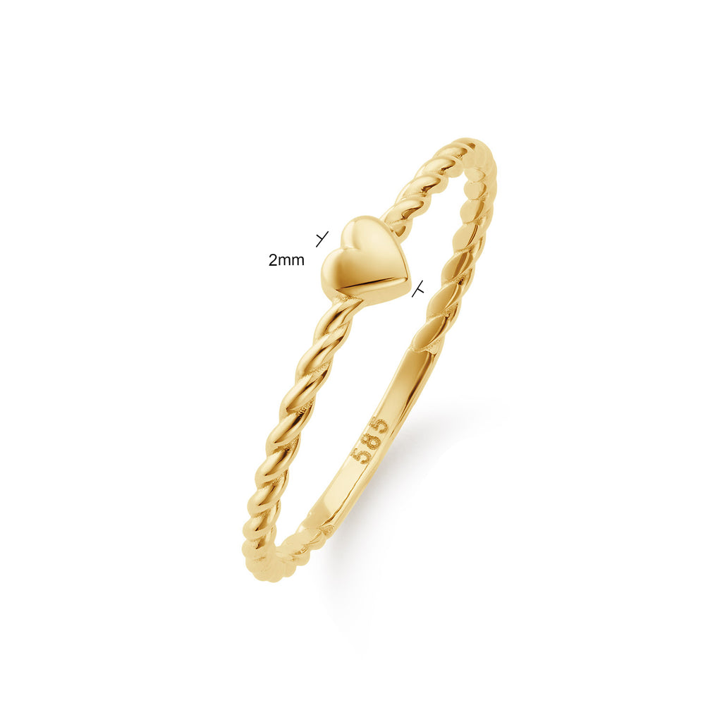 Antelope ring - Jackie - 14k Geelgoud