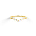 Geelgouden ring - 0.07 crt. - Hutjens