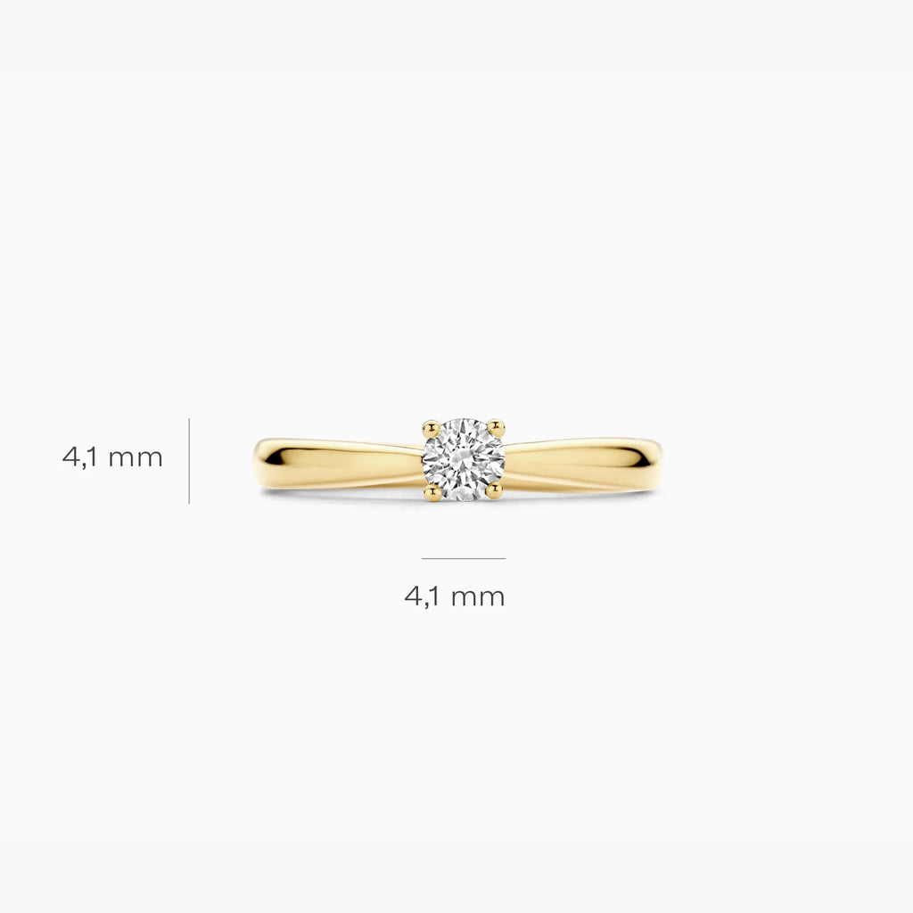 Ring - Blush Lab Grown - 14k Geelgoud
