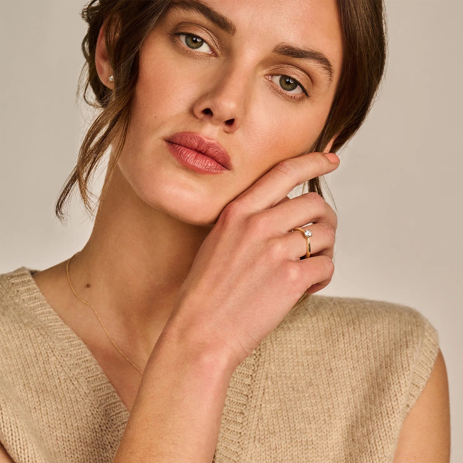 Ring - Blush Lab Grown - 14k Geelgoud