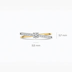 Ring - Blush Lab Grown - 14k Geelgoud