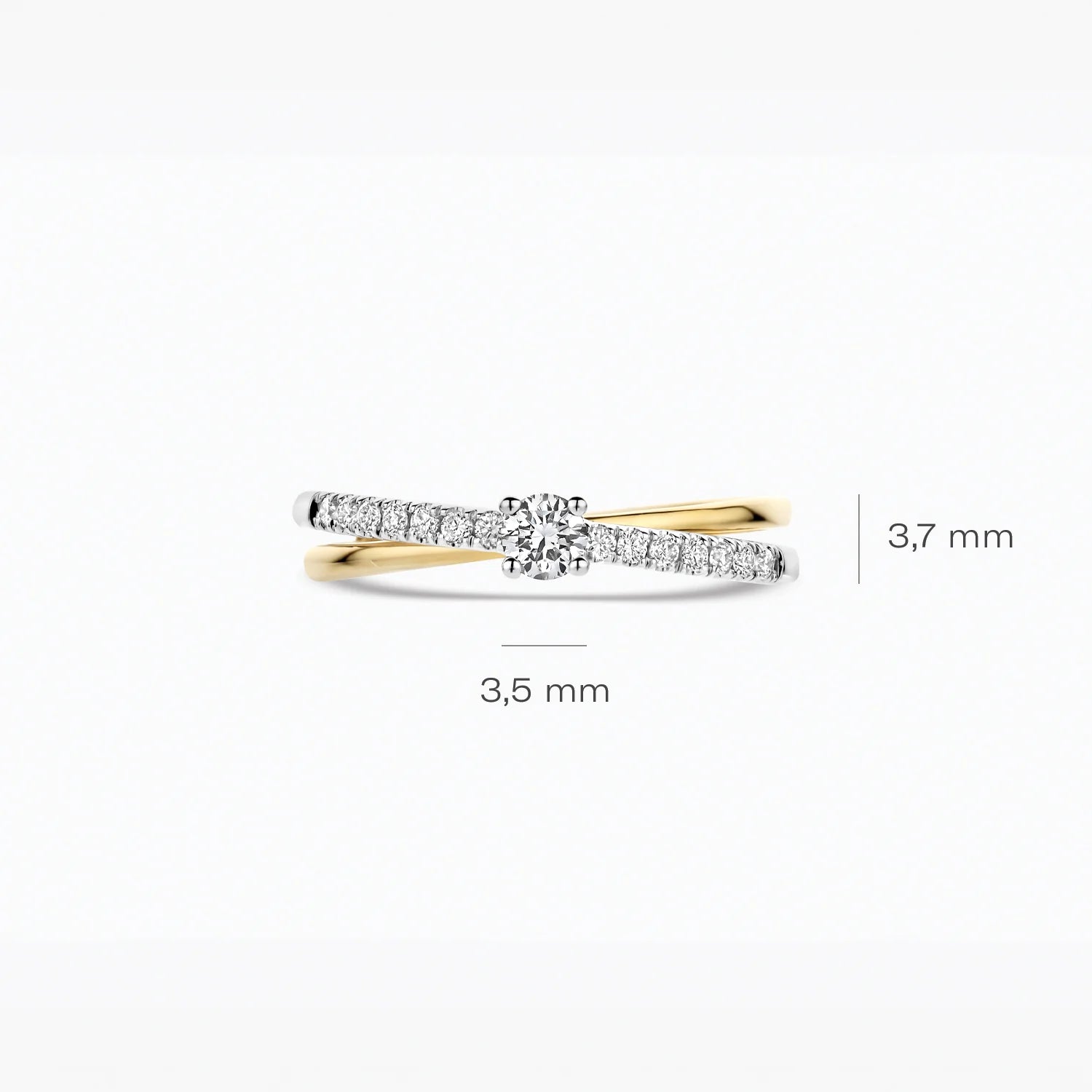 Ring - Blush Lab Grown - 14k Geelgoud
