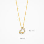 Ketting - Blush Lab Grown - 14k Geelgoud