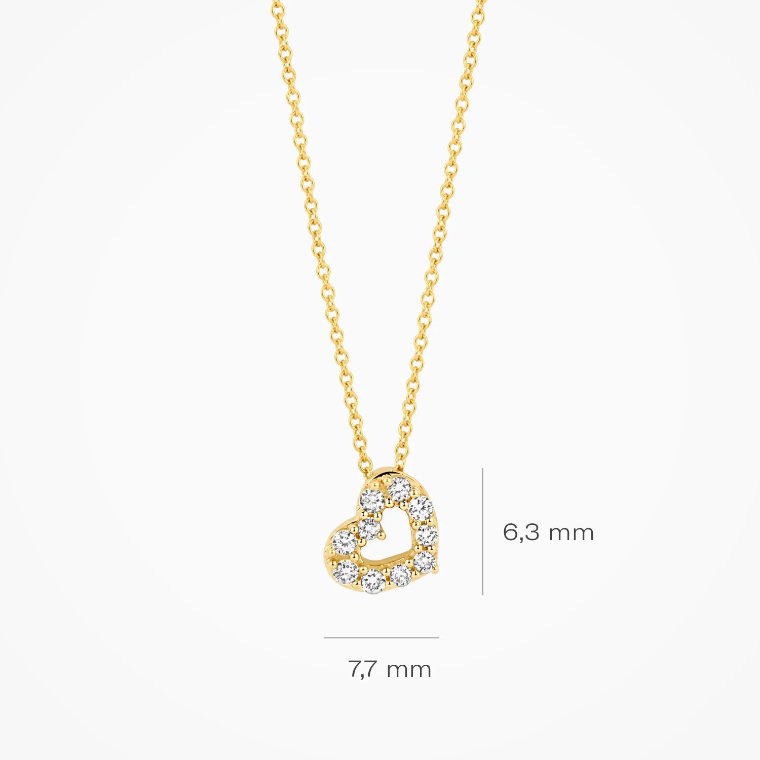 Ketting - Blush Lab Grown - 14k Geelgoud