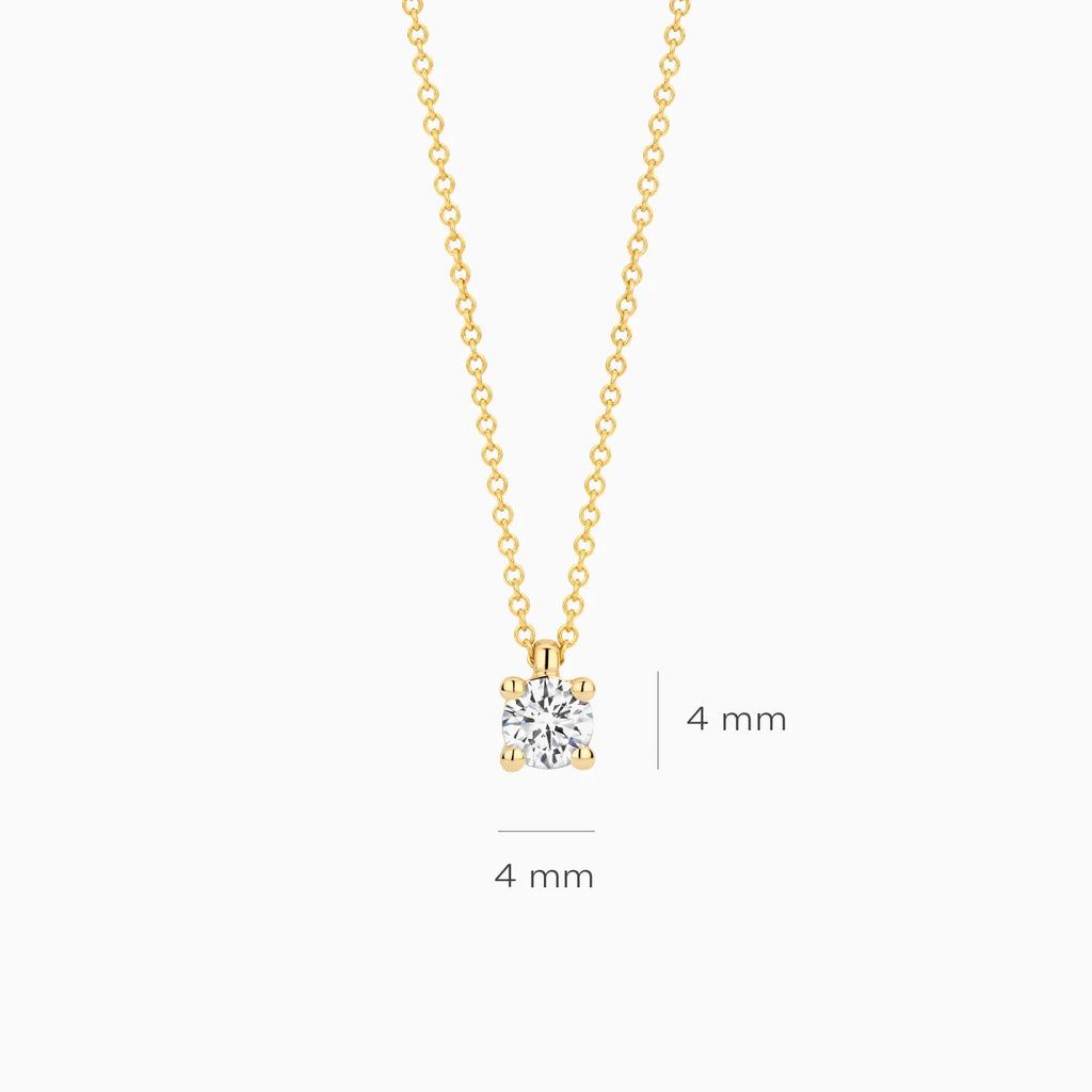 Ketting - Blush Lab Grown - 14k Geelgoud