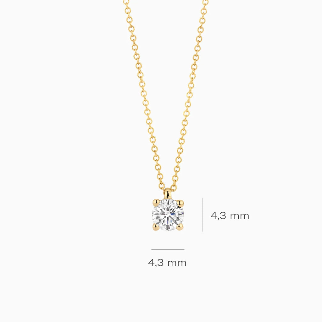Ketting - Blush Lab Grown - 14k Geelgoud