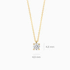 Ketting - Blush Lab Grown - 14k Geelgoud