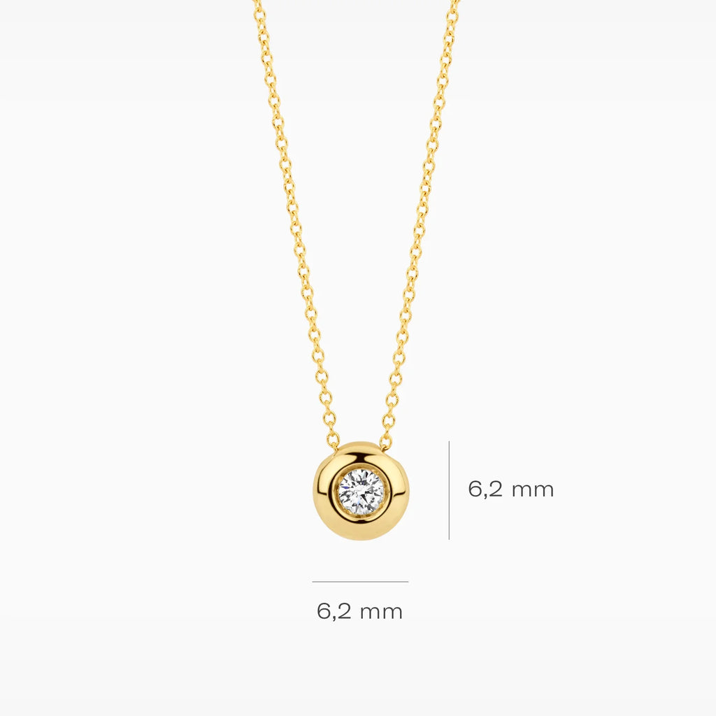 Ketting - Blush Lab Grown - 14k Geelgoud