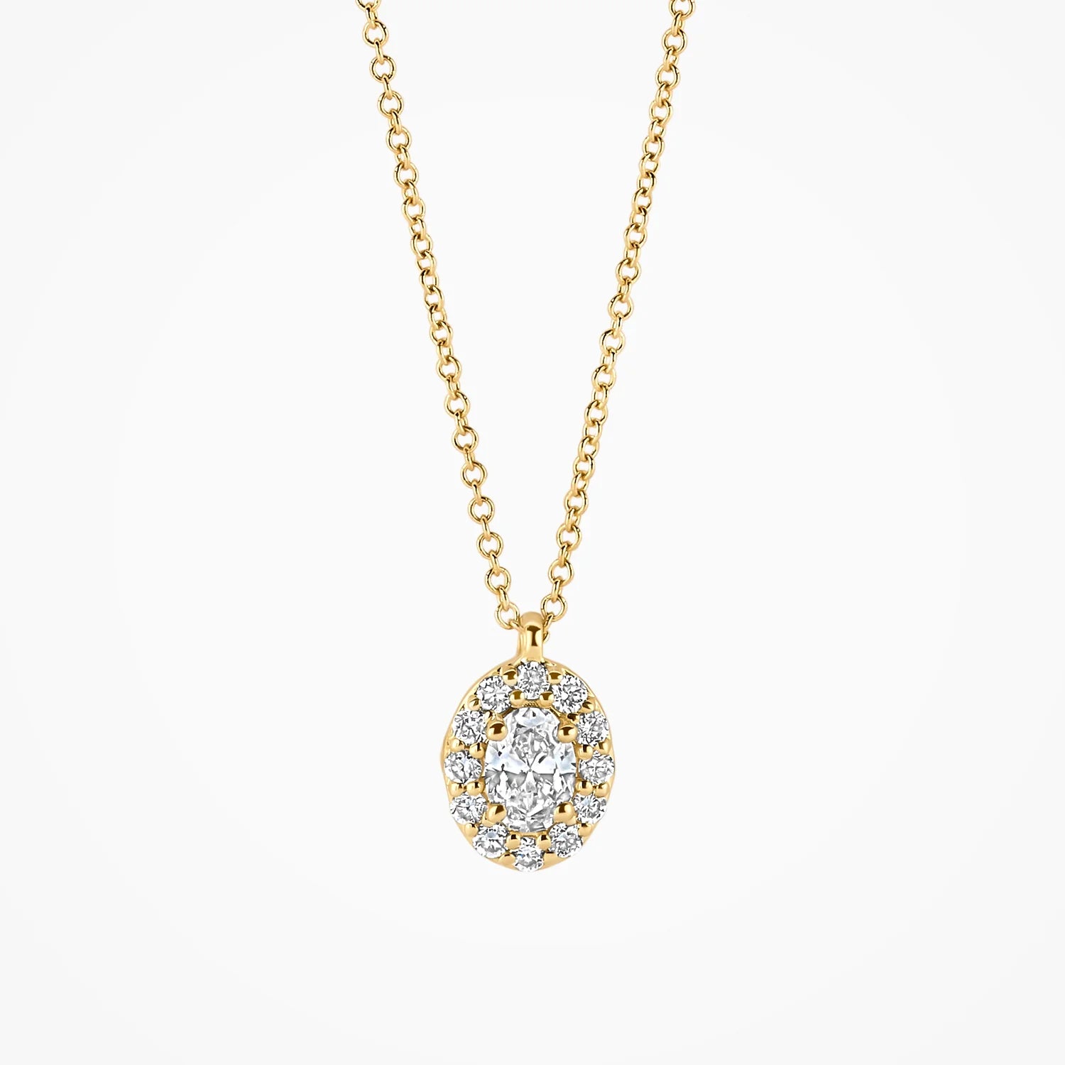 Ketting - Blush Lab Grown - 14k Geelgoud