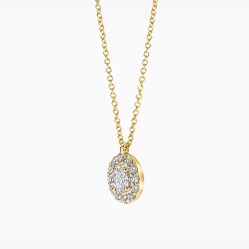Ketting - Blush Lab Grown - 14k Geelgoud