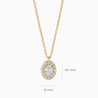 Ketting - Blush Lab Grown - 14k Geelgoud