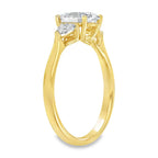 Geelgouden ring - 1,1 crt diamant - Hutjens Lab Grown